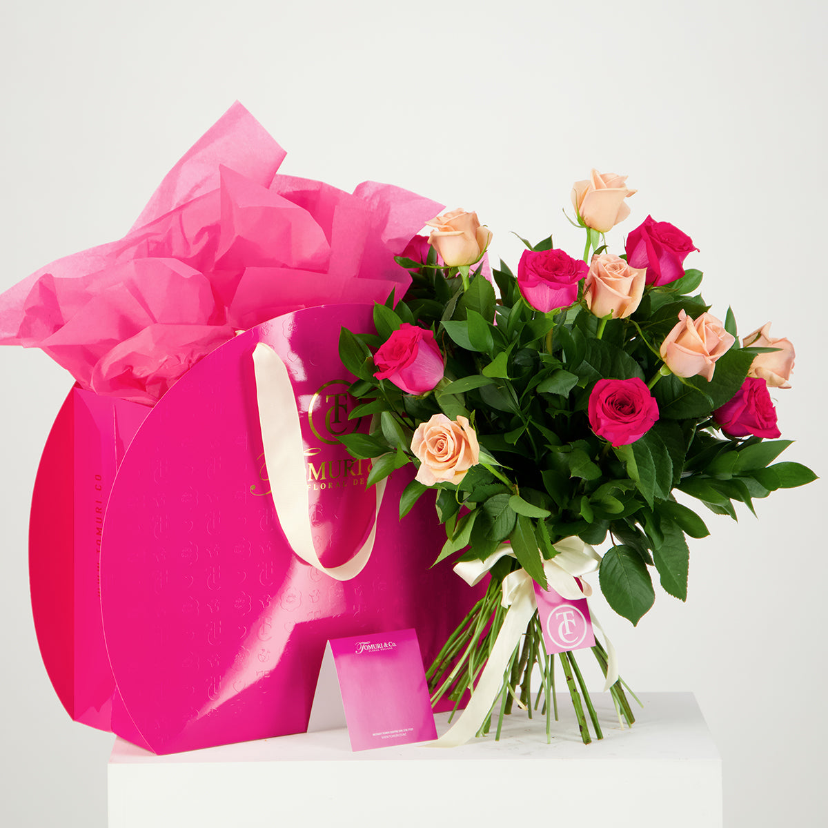 First Class Pink First Class Dozen Pink Roses | Tomuri & Co. Aotearoa – Tomuri & Co ...