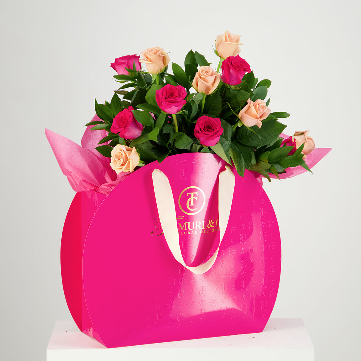 First Class Pink First Class Dozen Pink Roses | Tomuri & Co. Aotearoa – Tomuri & Co ...
