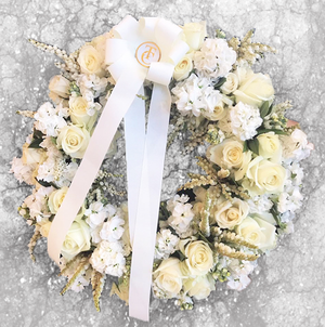 Vanilla Wreath - Tomuri & Co. Floral Designs