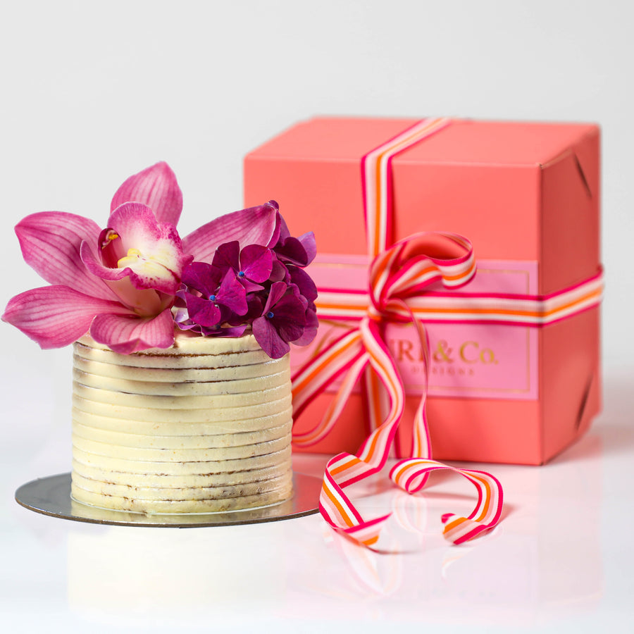 4” Orchid Cake