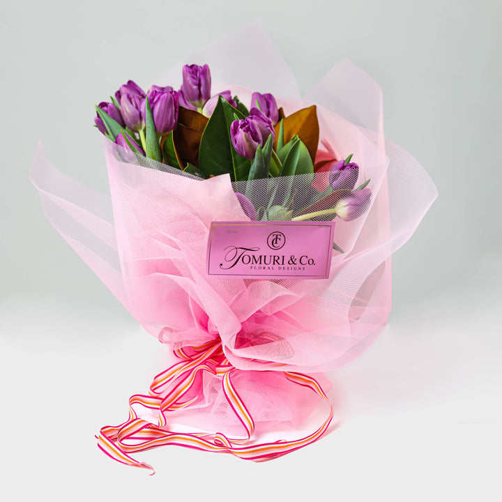Purple Tulip Bouquet
