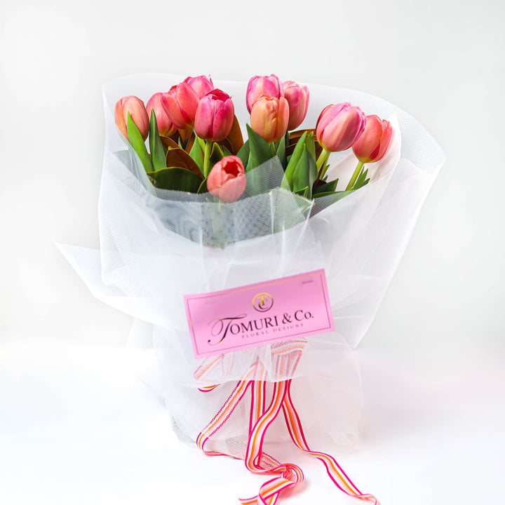 Salmon Pink Tulips