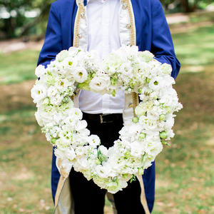 White Heart Tribute - Tomuri & Co. Floral Designs