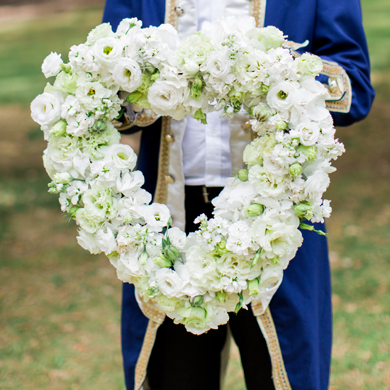 White Heart Tribute - Tomuri & Co. Floral Designs